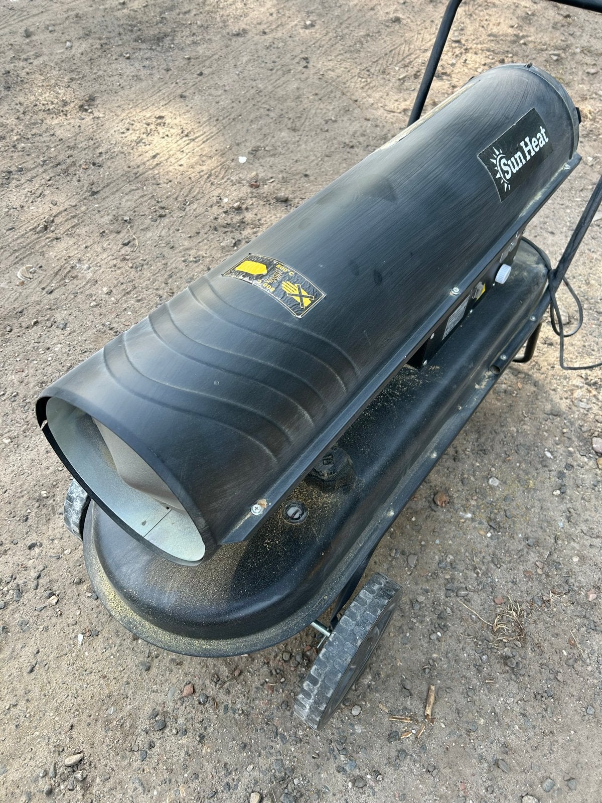 Sun Heat Diesel Kanon 50KW met thermostaat - Zeer goede staa, Doe-het-zelf en Verbouw, Ophalen of Verzenden, Zo goed als nieuw