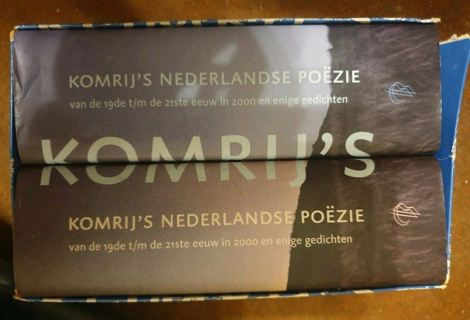 Komrij's Nederlandse Poëzie - 19e t/m 21e eeuw, Ophalen of Verzenden, Gelezen, Gerrit Komrij, Eén auteur