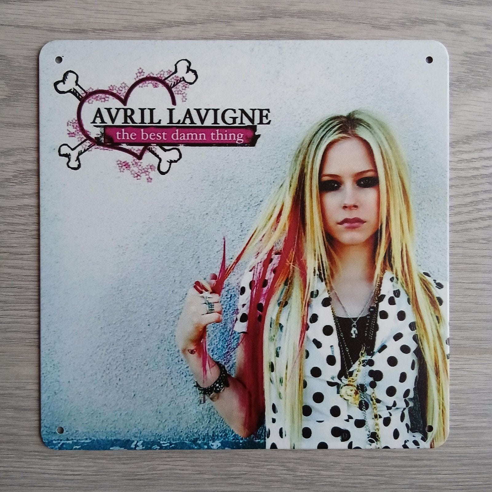 Avril lavigne The Best Damn Thing 20x20 cm Reclamebord, Ophalen of Verzenden, Nieuw, Poster, Artwork of Schilderij