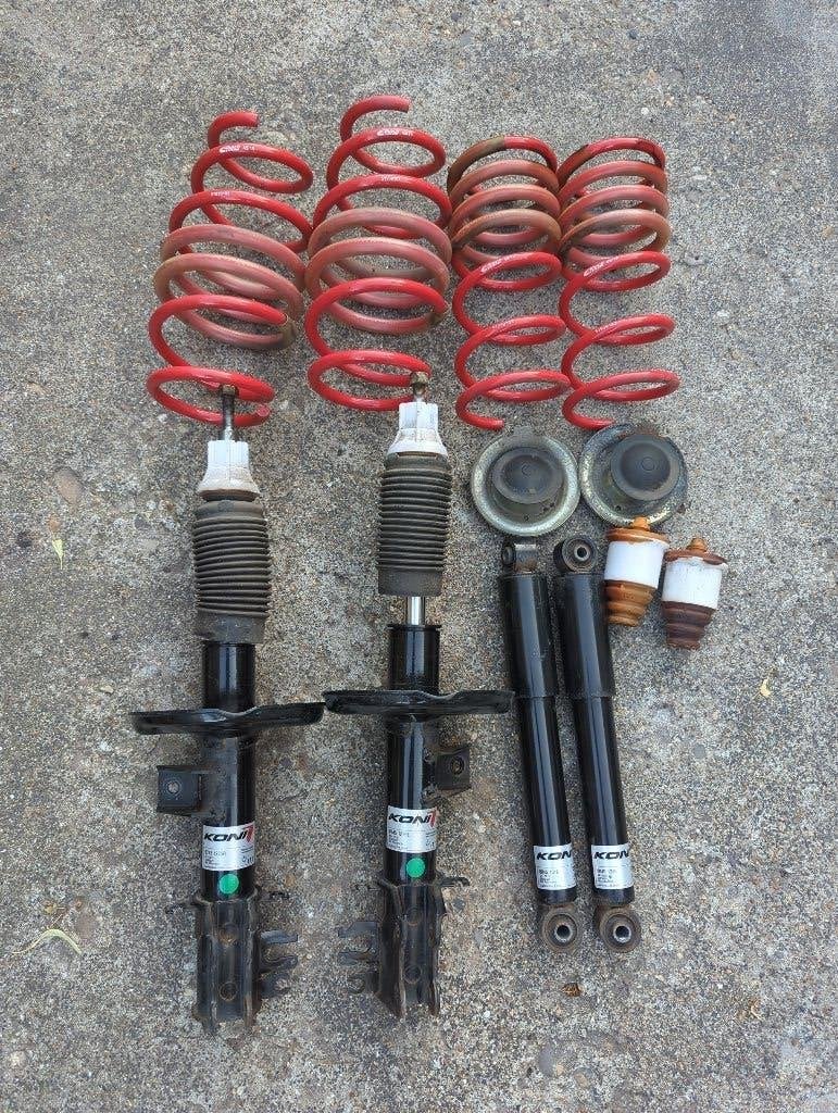 Fiat 500 Abarth 595 Competizione OEM Set Schokdempers/Veren, Auto-onderdelen, Ophalen of Verzenden, Gebruikt, Fiat