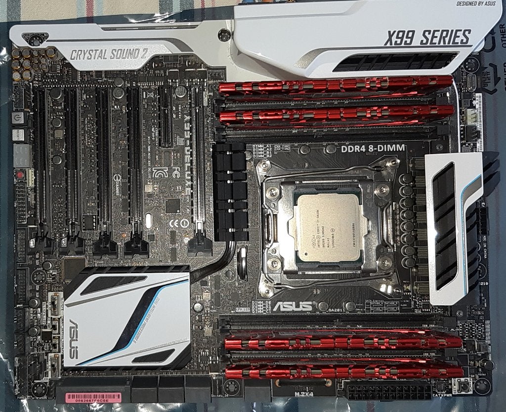 Asus X99 Deluxe + i7 5820K + 16GB DDR4, Computers en Software, Moederborden, Gebruikt, DDR4, Ophalen of Verzenden, ATX