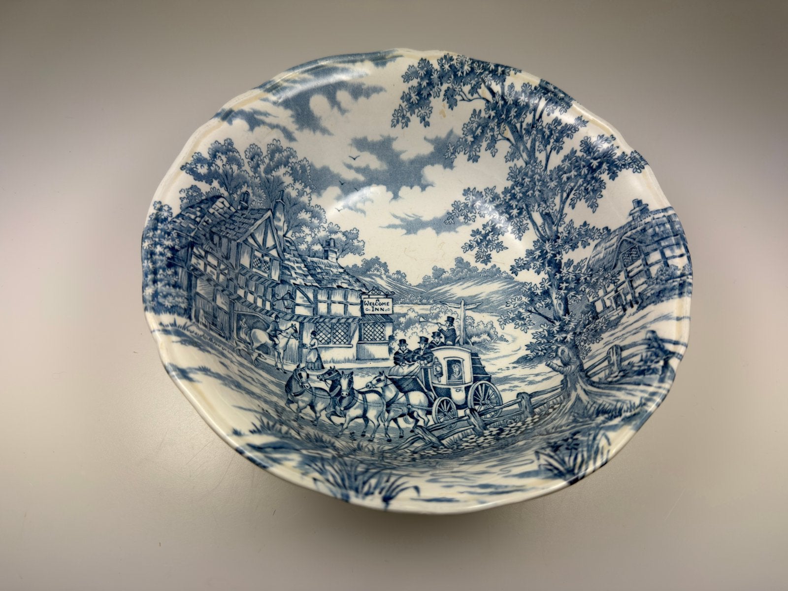 Alfred Meakin Staffordshire England vintage keramiek schaal, Ophalen, Zo goed als nieuw