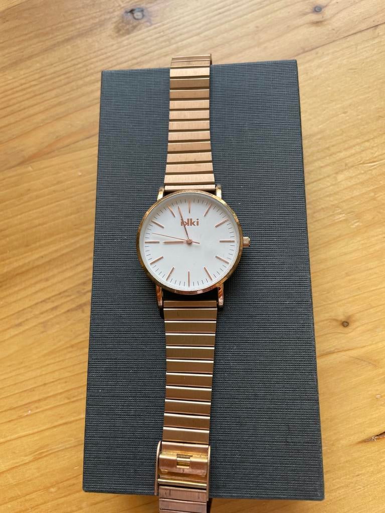IKKS dames horloge rosé goudkleurig, Overige merken, Polshorloge, Ophalen of Verzenden, Zo goed als nieuw