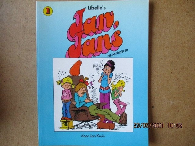adv2506 jan jans en de kinderen 1 libelle, Eén stripboek, Ophalen, Gelezen