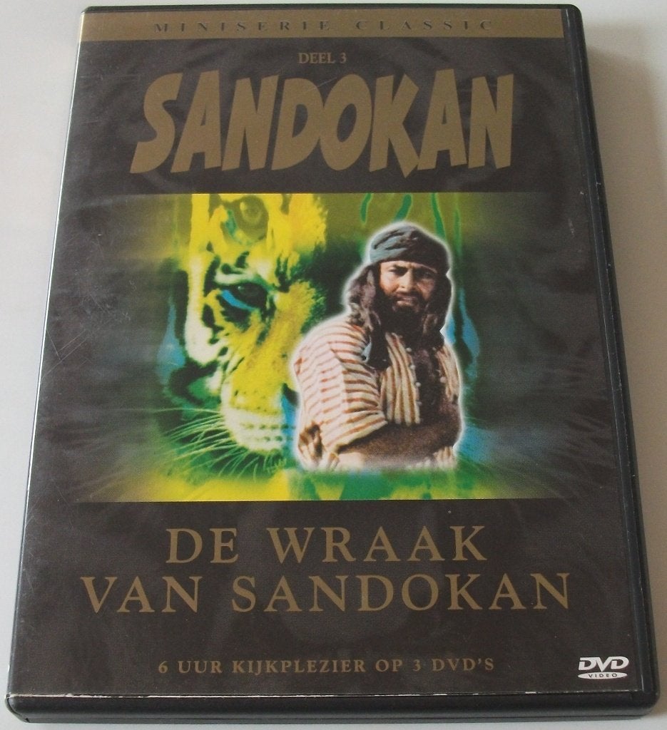 Dvd *** SANDOKAN *** De Wraak van Sandokan, Cd's en Dvd's, Dvd's | Avontuur, Zo goed als nieuw, Alle leeftijden, Ophalen of Verzenden
