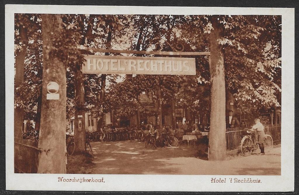 520 Noordwijkerhout, Hotel t'Rechthuis, Ophalen of Verzenden, Voor 1920