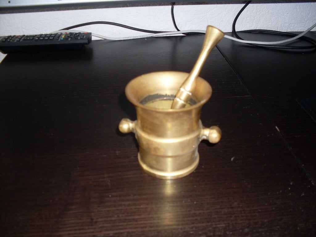 Vijzel met stamper, Ophalen of Verzenden