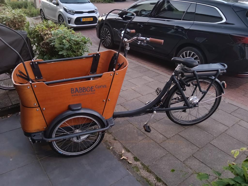Babboe Curve Elektrische Bakfiets - Zo goed als nieuw, Ophalen, Zo goed als nieuw, Overige merken, Elektrisch