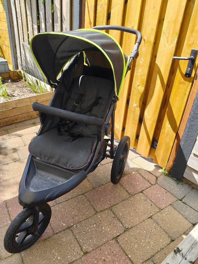Hauck 3 wiel buggy, Kinderen en Baby's, Buggy's, Ophalen, Gebruikt, Overige merken, Verstelbare rugleuning