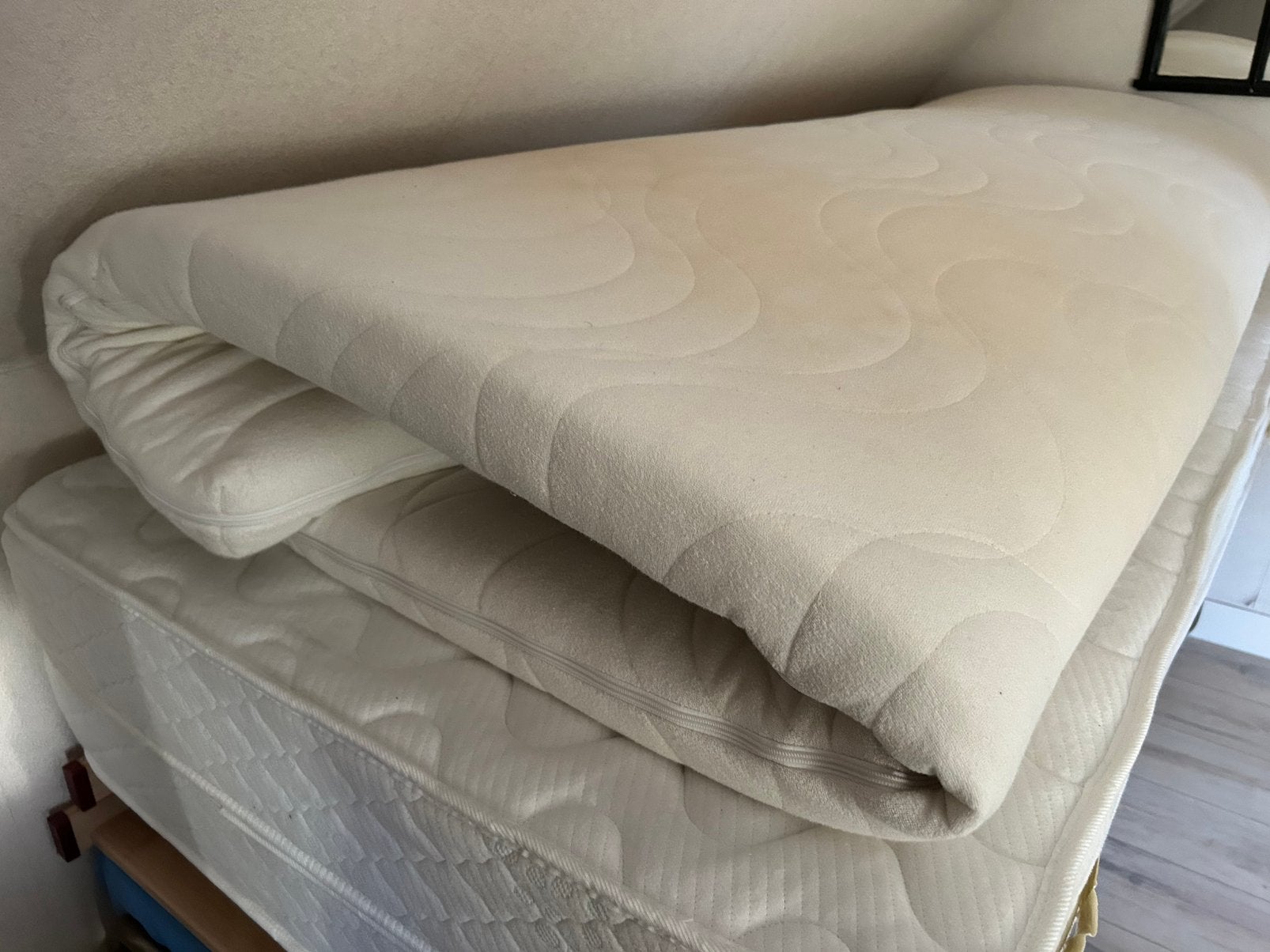 Traagschuim topper 180x200, Ophalen, Gebruikt, Tweepersoons, Matras