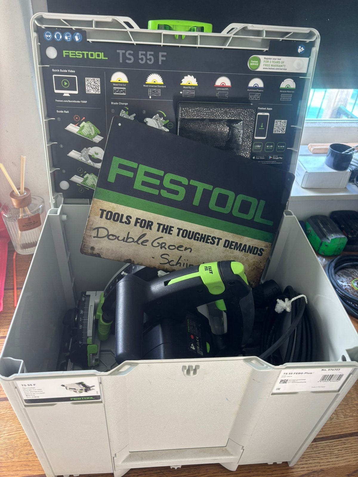 Gebruikte Festool invalzaag machines zie omschrijving, 600 watt of meer, Variabele snelheid, Overige typen, Ophalen of Verzenden