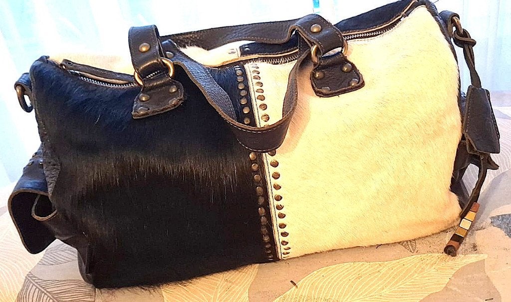Legend leren hand-/schoudertas van echte koeienhuid. Nieuw, Verzenden, Nieuw, Overige kleuren, Overige typen