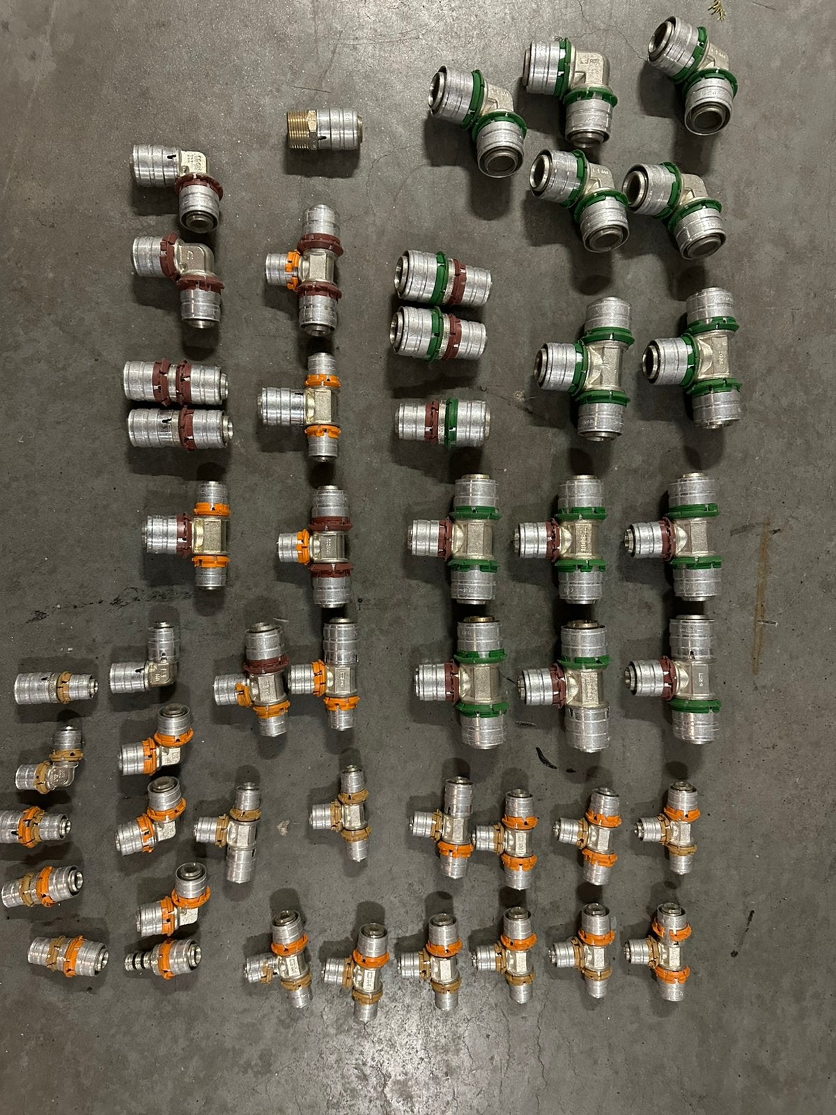 Uponor koppelingen messing, Ophalen of Verzenden, Nieuw