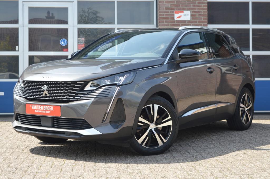 Peugeot 3008 1.6 HYbrid GT | CAMERA - TRK.HAAK (bj 2021), Automaat, Euro 6, 181 pk, Bedrijf