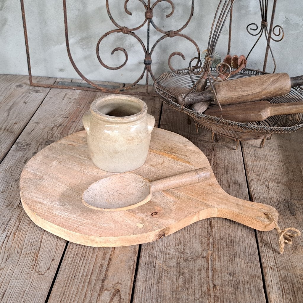 Landelijke houten broodplank tapasplank serveerplank *Etage3, ., Ophalen of Verzenden, Zo goed als nieuw, .