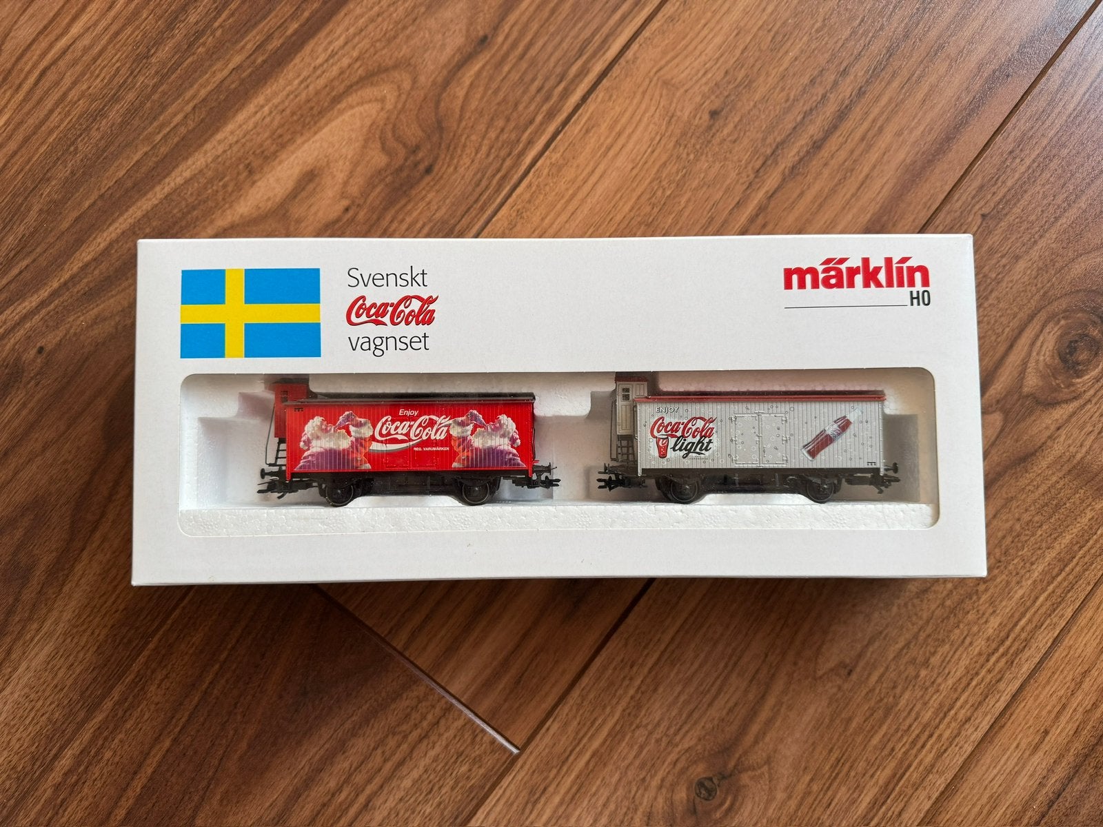 🚂 Marklin 44562.006 Coca Cola set van de SJ, Wisselstroom, Ophalen of Verzenden, Märklin, Nieuw