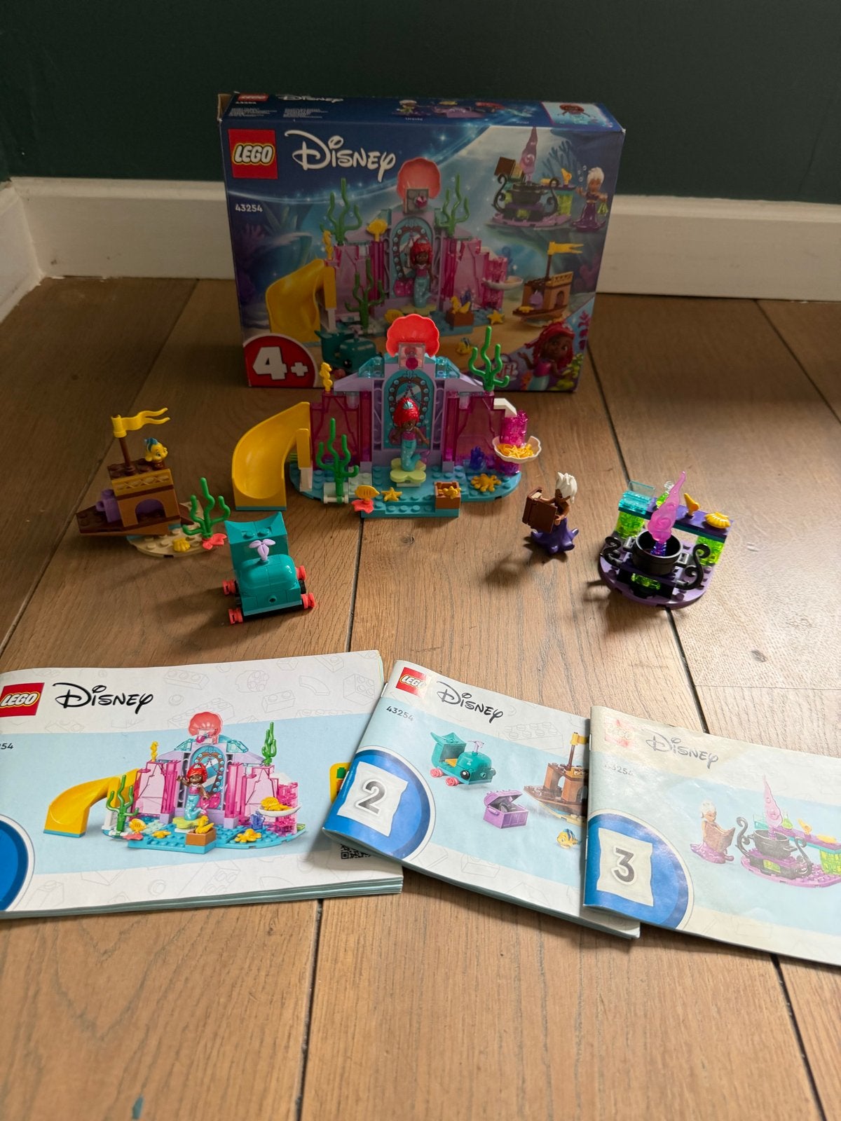 LEGO Disney Ariëls Kristalgrot 43254 - gesorteerd, met doos, Lego, Ophalen of Verzenden, Zo goed als nieuw, Compleet