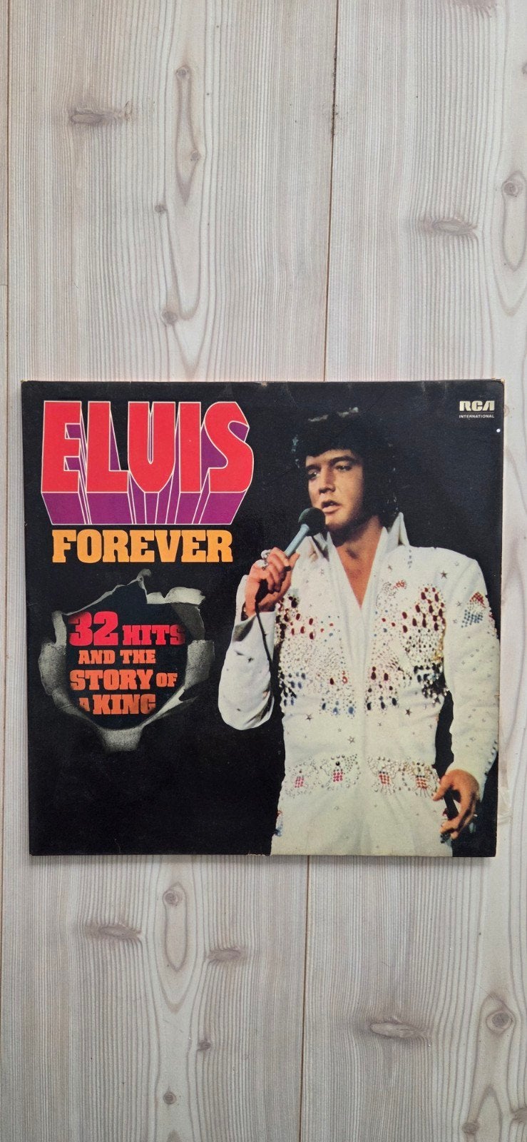 ELVIS Forever: 32 Hits & The Story of a King LP, Cd's en Dvd's, LP, Gebruikt, Ophalen of Verzenden, Complilatie