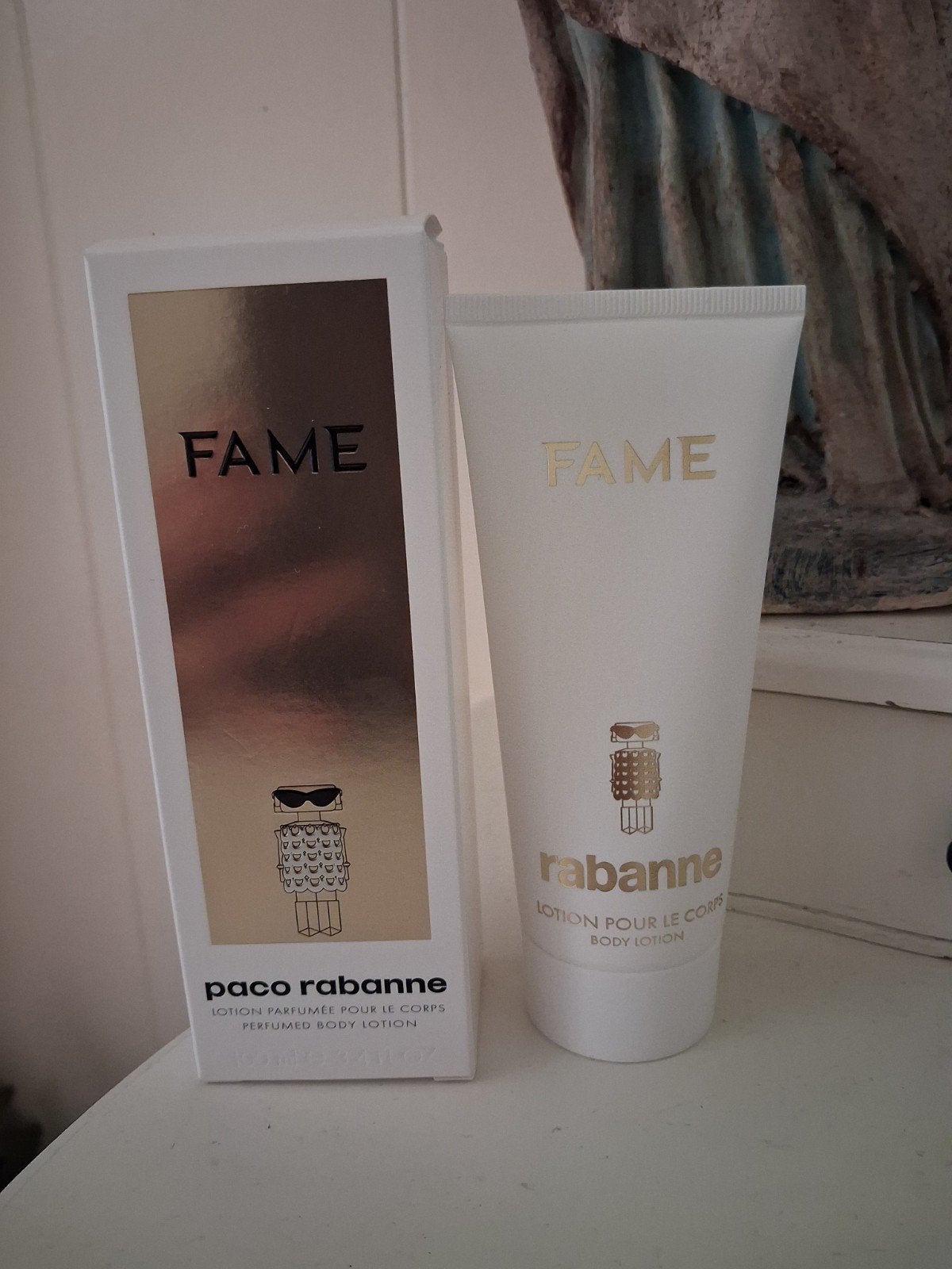 fame paco rabanne body Lotion 100ml nieuw, Ophalen, Nieuw, Bodylotion, Crème of Olie