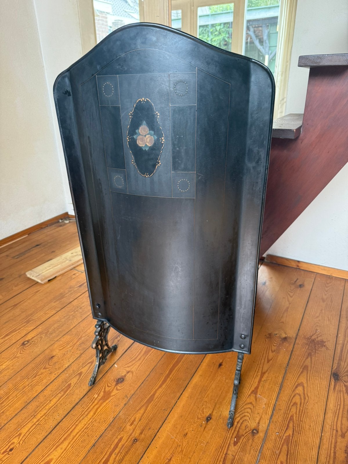 Antiek haardscherm/vonkenscherm - Art Nouveau, Ophalen, Zo goed als nieuw, X, X