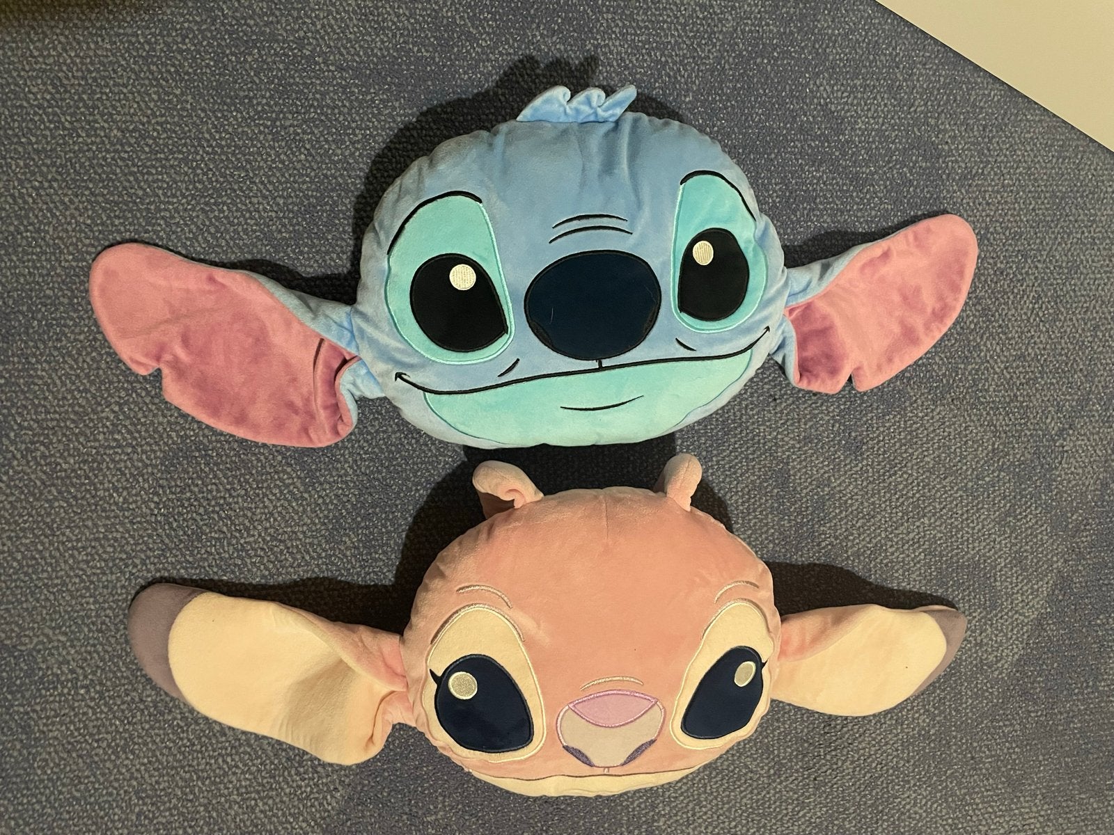 Stitch en Angel Knuffels - Ongeveer 30 cm breed, Disney, Overige typen, Blauw, Ophalen of Verzenden