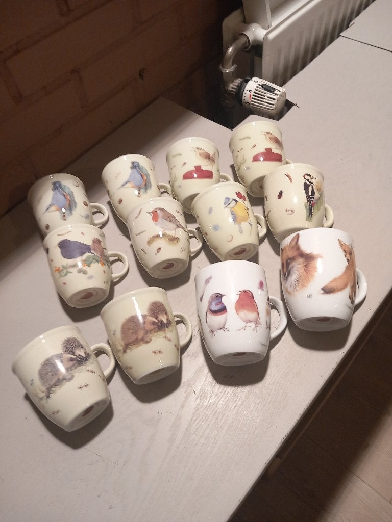Vivare Servies Mokjes, Keramiek, Ophalen of Verzenden, Zo goed als nieuw, Overige stijlen