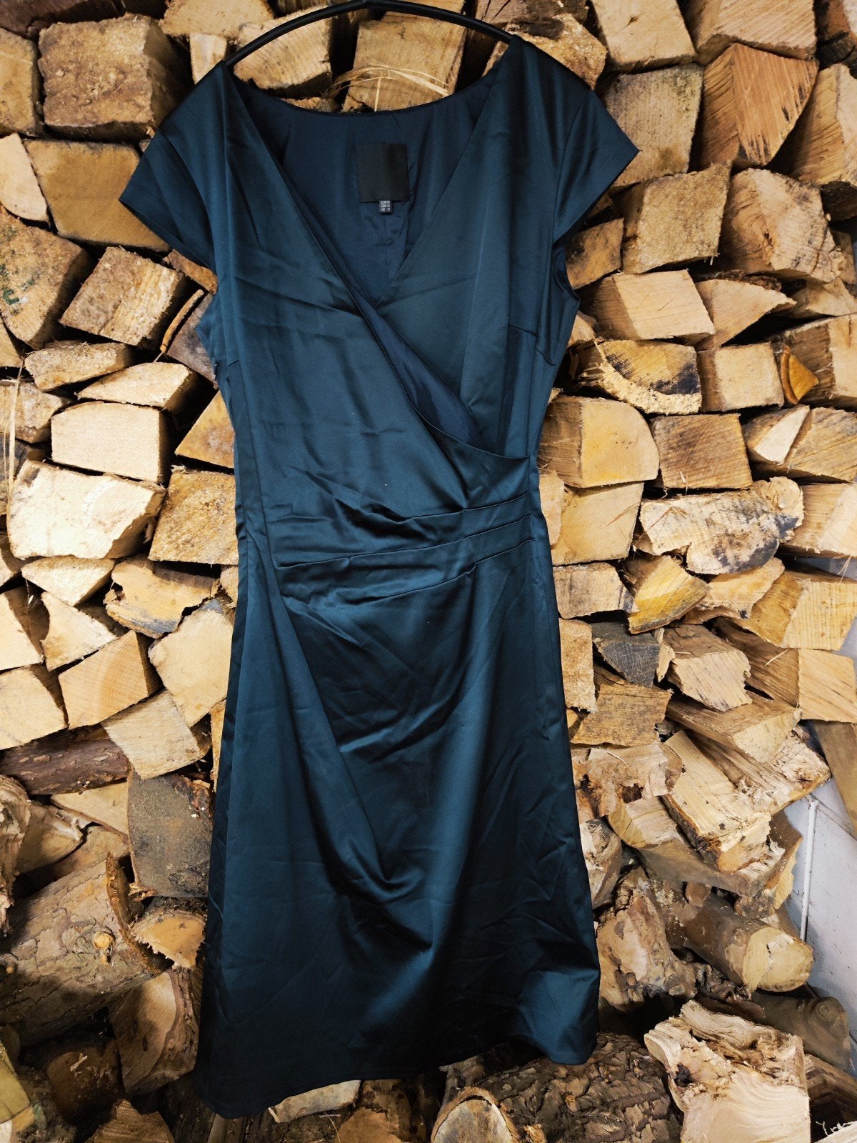 InWear Elegante Donkergroene Jurk - Maat 38, Maat 38/40 (M), InWear, Ophalen of Verzenden, Zo goed als nieuw