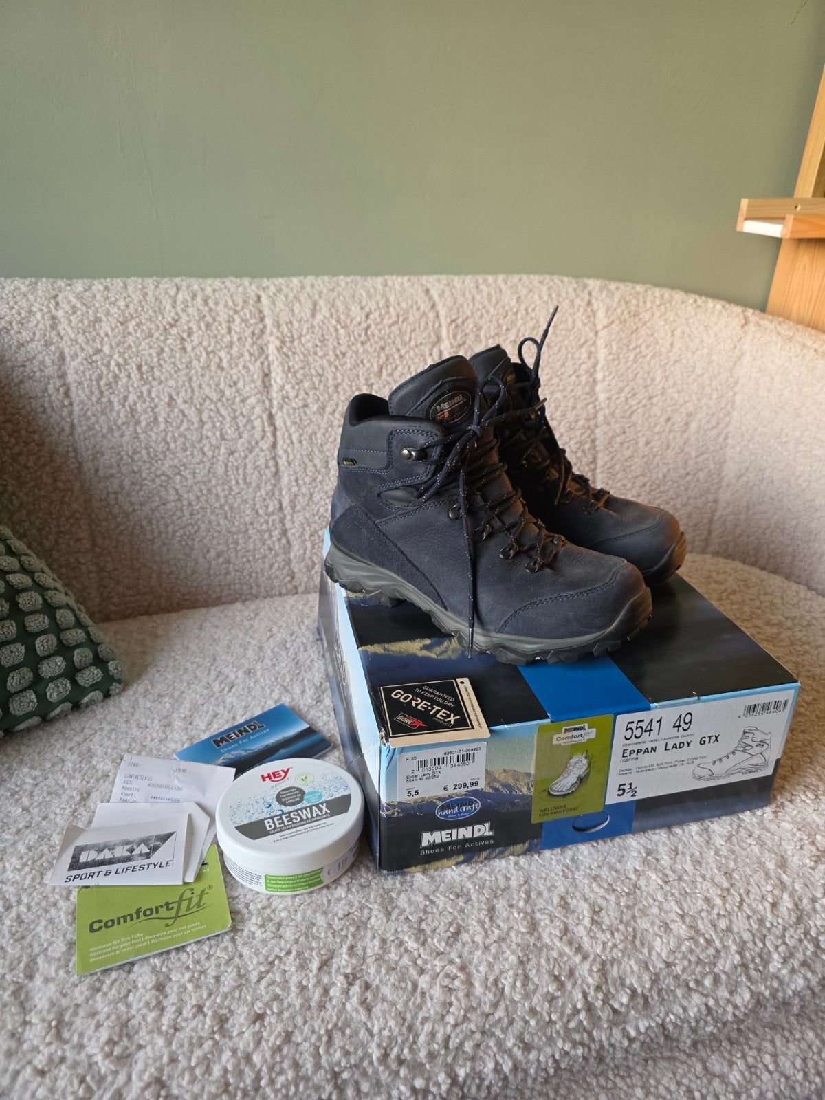 Meindl Eppan Lady GTX wandelschoenen maat 39, Meindl, Blauw, Nieuw, Wandelschoenen
