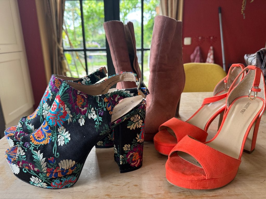 Hippie schoenen, Kleding | Dames, Schoenen, Zwart, Ophalen of Verzenden, Zo goed als nieuw, Schoenen met hoge hakken