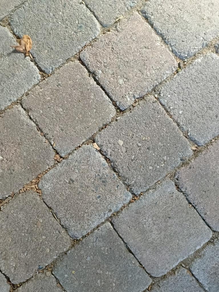 Gratis af te halen: 30m2 koppelstones, Ophalen, Gebruikt, Beton, Klinkers