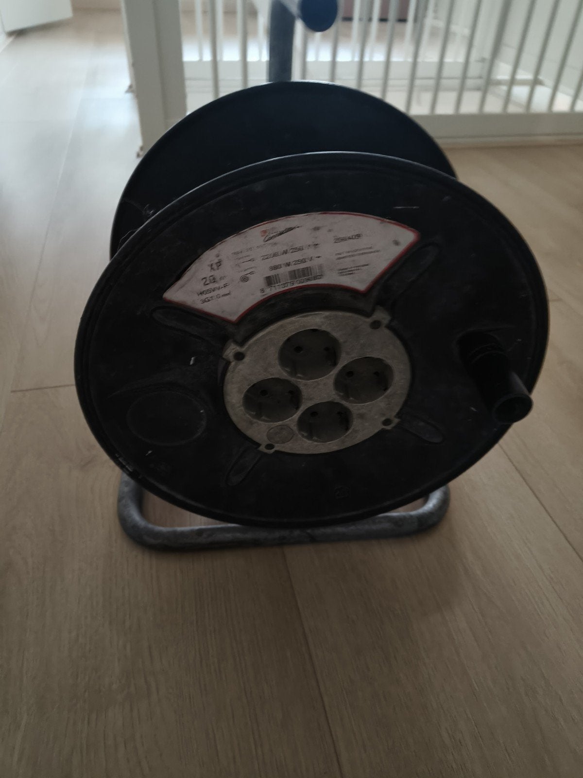 Kabelhaspel 20 meter - Gebruikt maar werkt prima, Ophalen, Gebruikt, Kabelhaspel