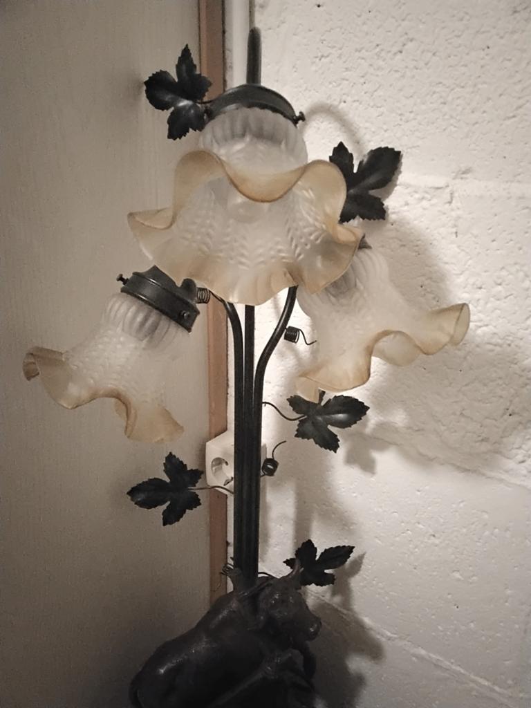 Schemerlamp., Ophalen