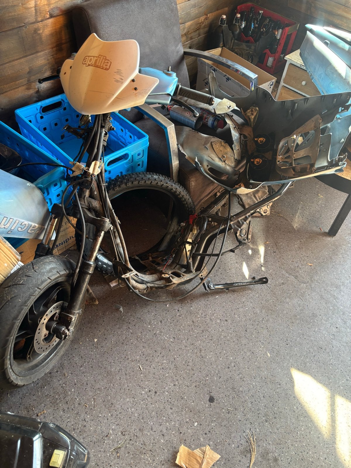 Aprilia SR50 onderdelen, Fietsen en Brommers, Ophalen of Verzenden, Gebruikt, Frame, Aprilia