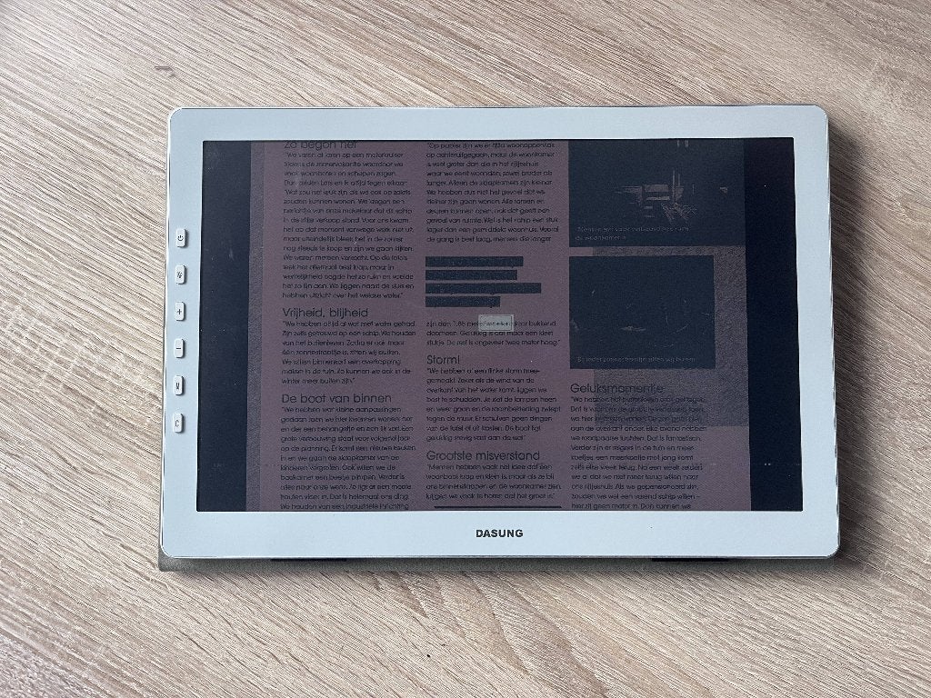 Dasung Paperlike e-ink monitor, Computers en Software, E-readers, Ophalen of Verzenden, Zo goed als nieuw, 10 inch of meer, Dasung