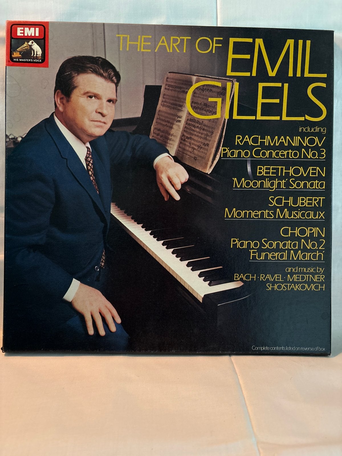 The Art of Emil Gilels - Klassieke Piano Boxset, Cd's en Dvd's, Ophalen of Verzenden, Romantiek, Pianomuziek, Rachmaninov