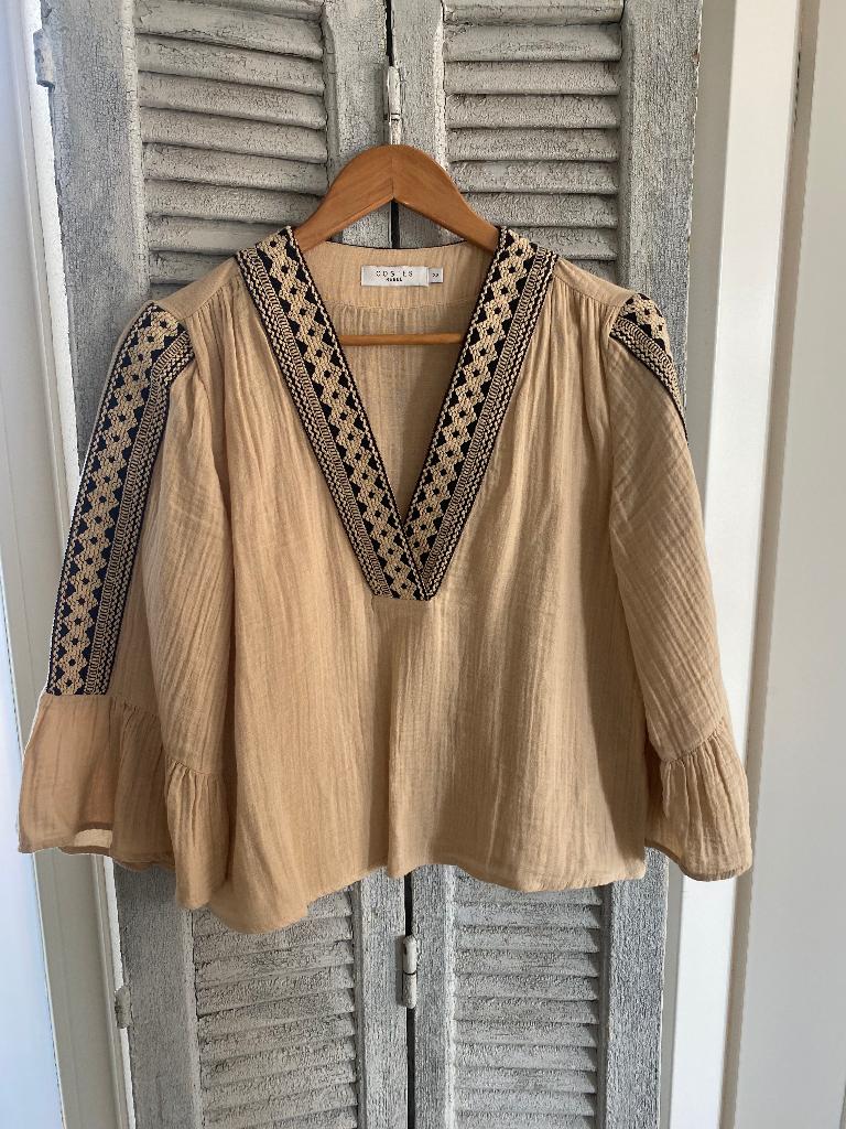 COSTES prachtige ZOMERS blousje maat S, Beige, Nieuw, Ophalen of Verzenden, Costes