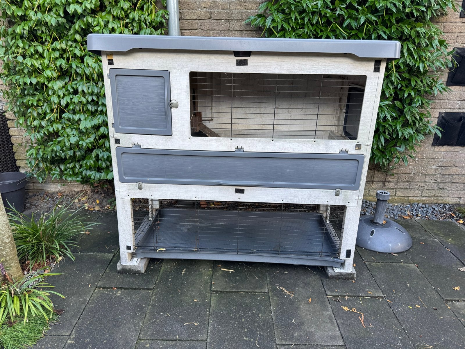 Konijnenhok kunstof, Dieren en Toebehoren, Ophalen, Gebruikt, Hok