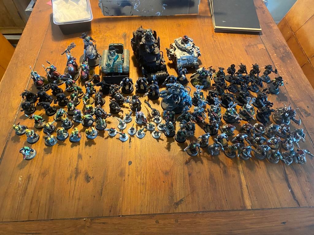 Warhammer 40k - orks leger, Ophalen of Verzenden, Zo goed als nieuw