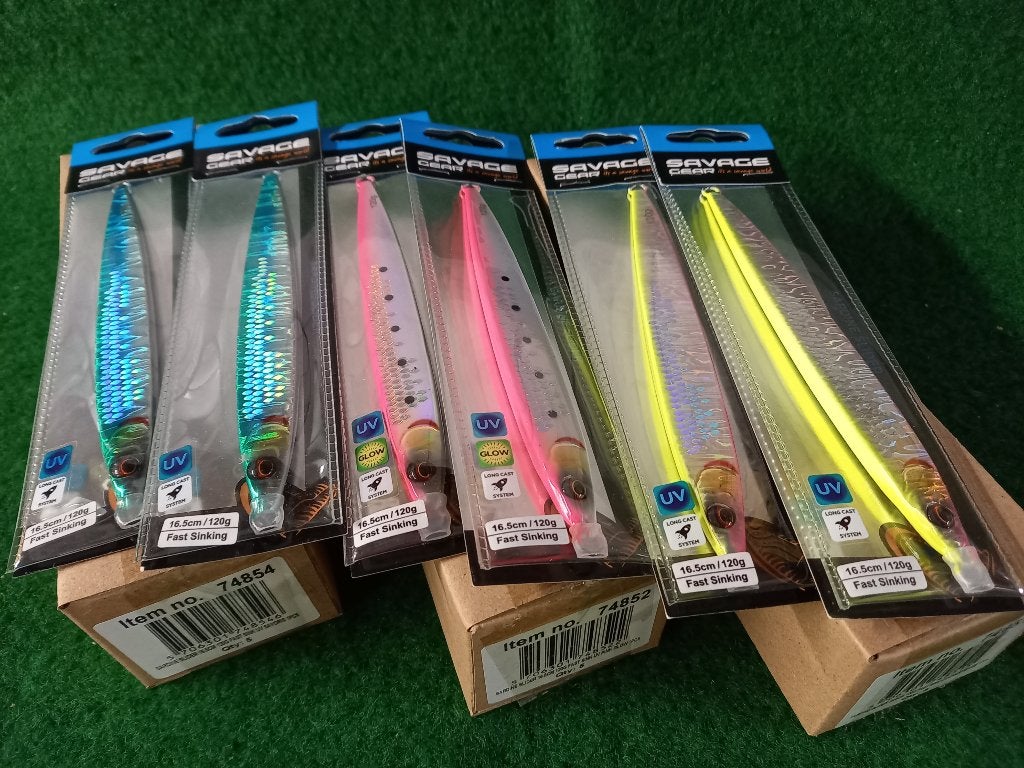 6 stuks SG Sardine Slider Jigs (120-grams) slechts €25,-, Tinstraat, Savage Gear, Overige typen, Nieuw