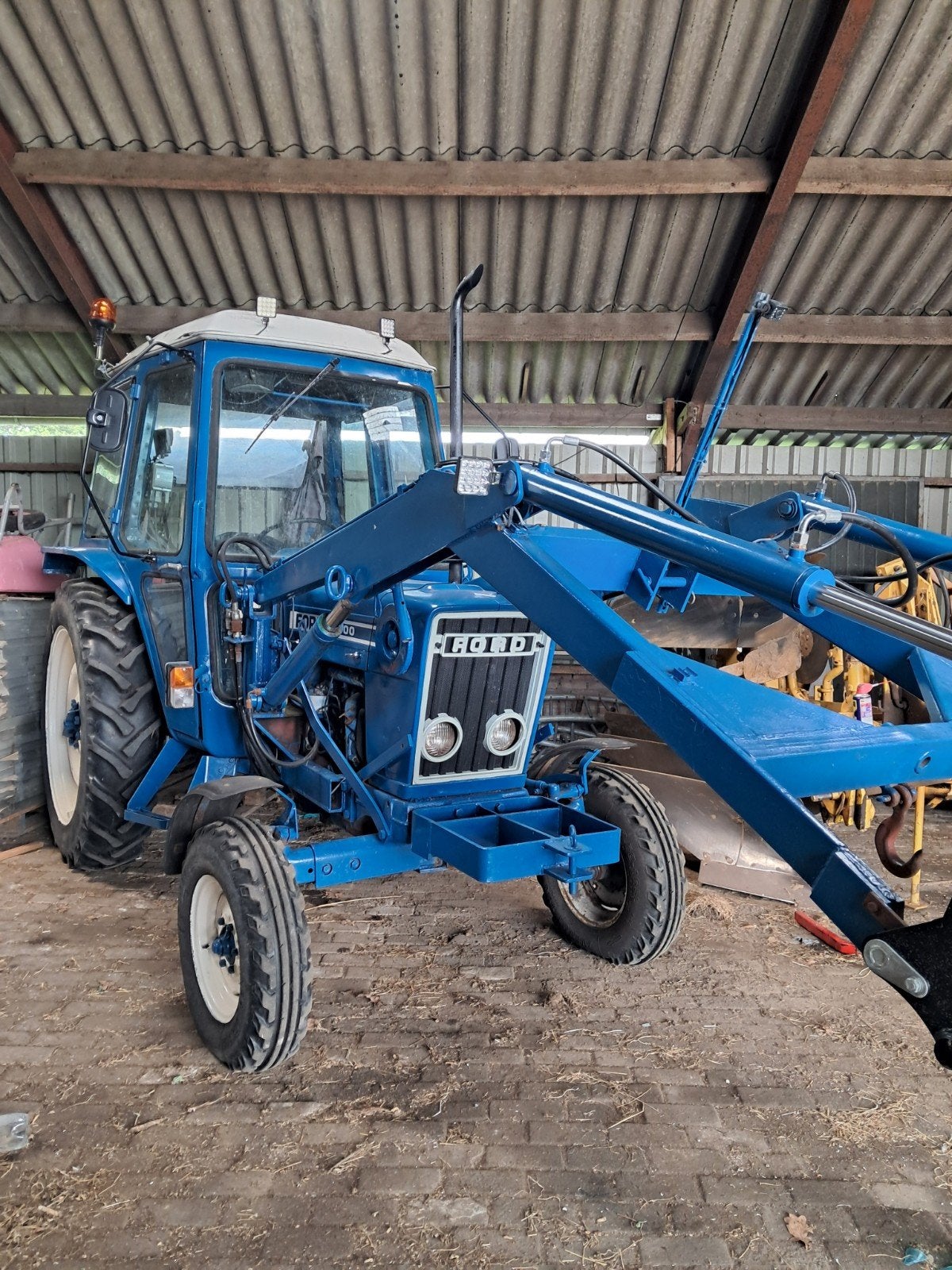Ford 4600 met voorlader, Ophalen of Verzenden, Gebruikt, Tot 80 Pk, Ford