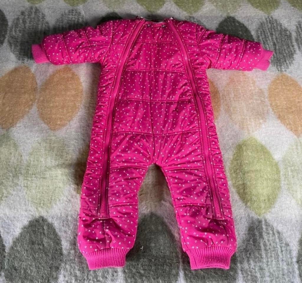Roze skipak met zachte haartjes van Prenatal maat 74-80, Kinderen en Baby's, Babykleding | Maat 74, Zo goed als nieuw, Meisje