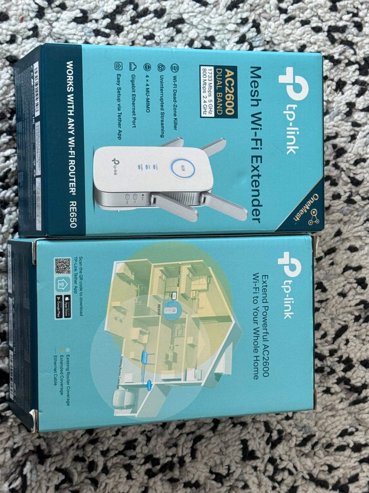 TP-Link RE650 wifi extender onemesh, Ophalen of Verzenden, Zo goed als nieuw