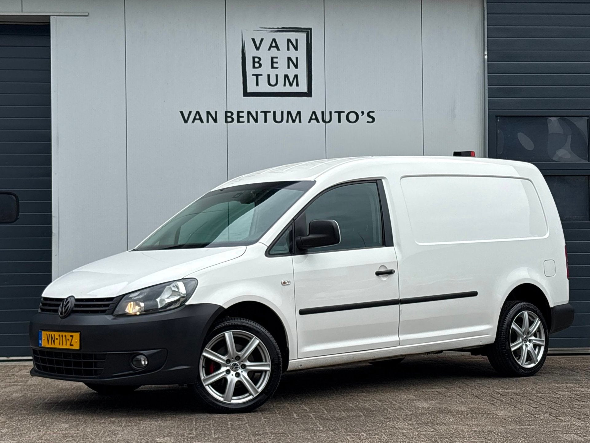 Volkswagen Caddy 1.6TDI 102pk Maxi BMT Airco Cruise Carplay, Voorwielaandrijving, Euro 5, Stof, Gebruikt