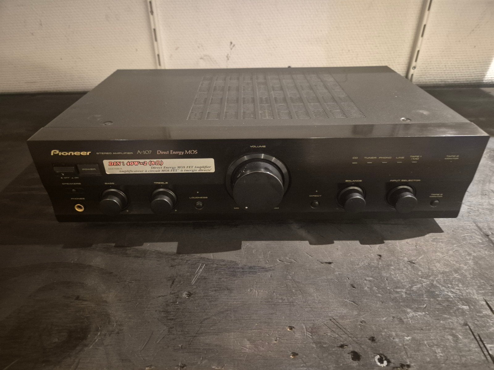 Pioneer A-107., Ophalen, 120 watt of meer, Pioneer