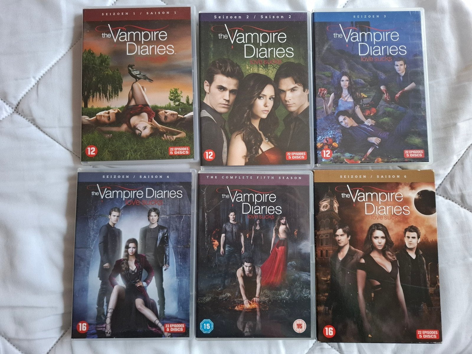 The Vampire Diaries Seizoen 1-6 DVD Boxset, Vanaf 16 jaar, Ophalen of Verzenden, Gebruikt, Bovennatuurlijke thriller