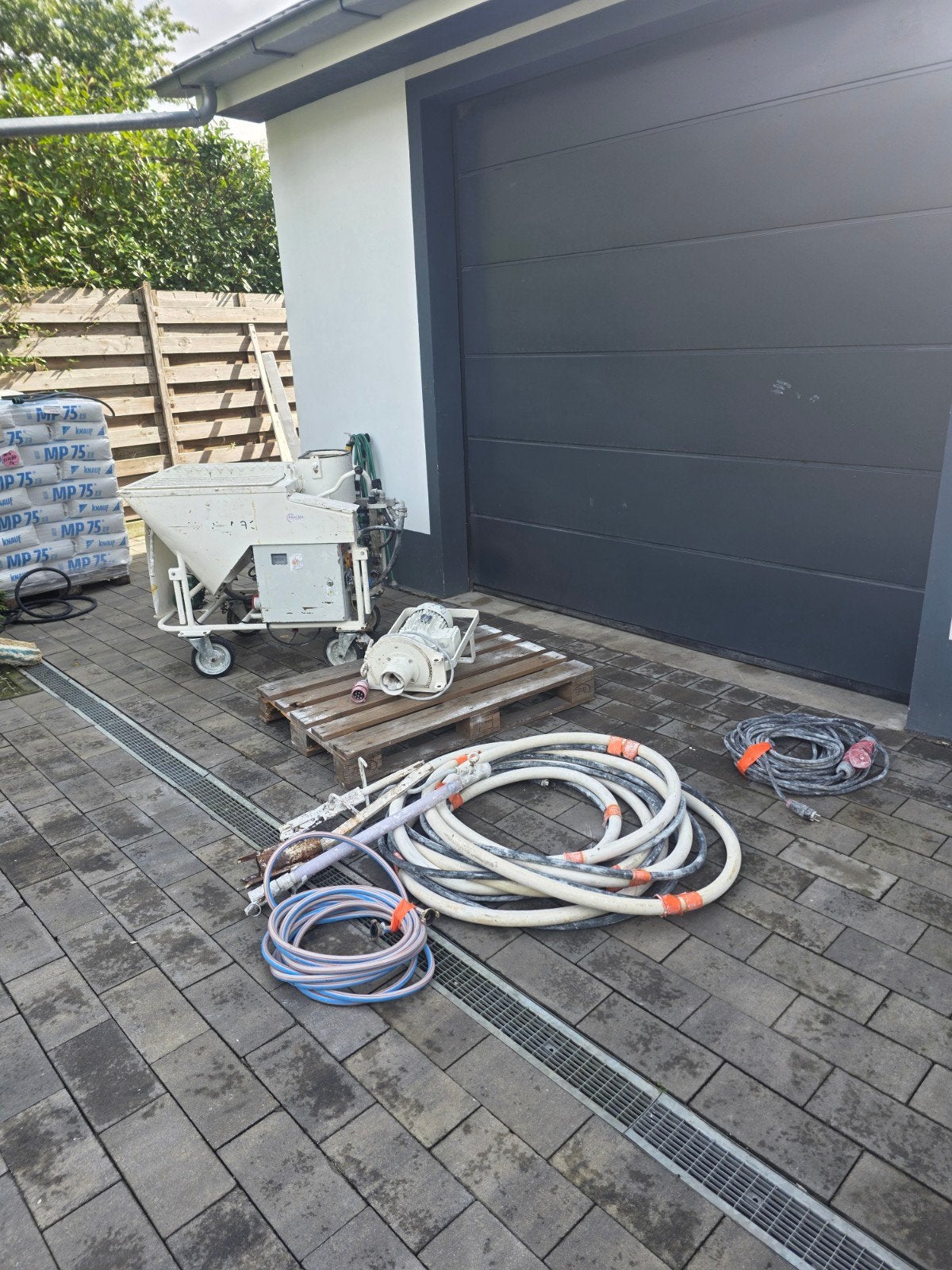 BAPRO One 230V/400V Pleistermachine – PFT G4 alternatief, Doe-het-zelf en Verbouw, Ophalen