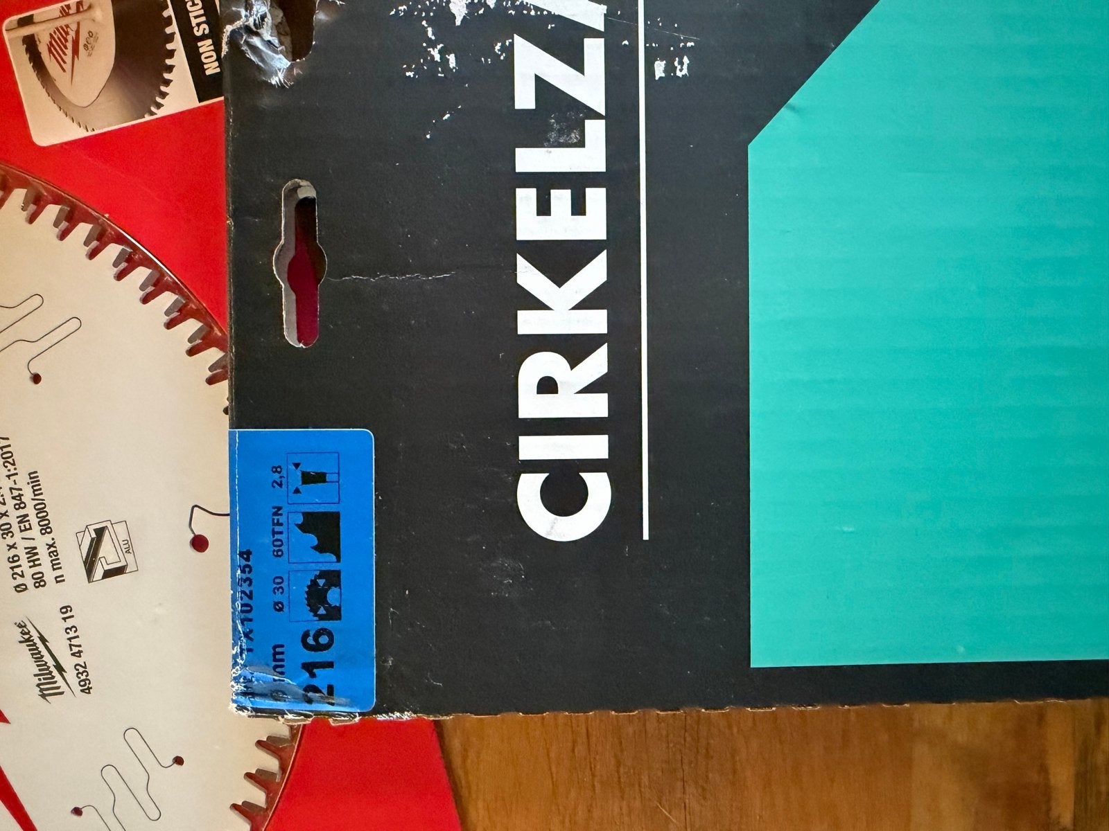 TOLOXX Cirkelzaagblad 216mm - Nieuw in verpakking, Ophalen, Cirkelzaag, 70 mm of meer, Nieuw