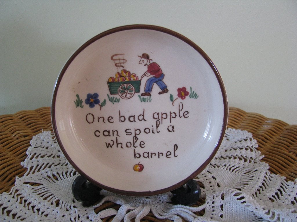 Vlieg uut Soest # Vlieguut * one bad apple can spoil a whole, Ophalen of Verzenden