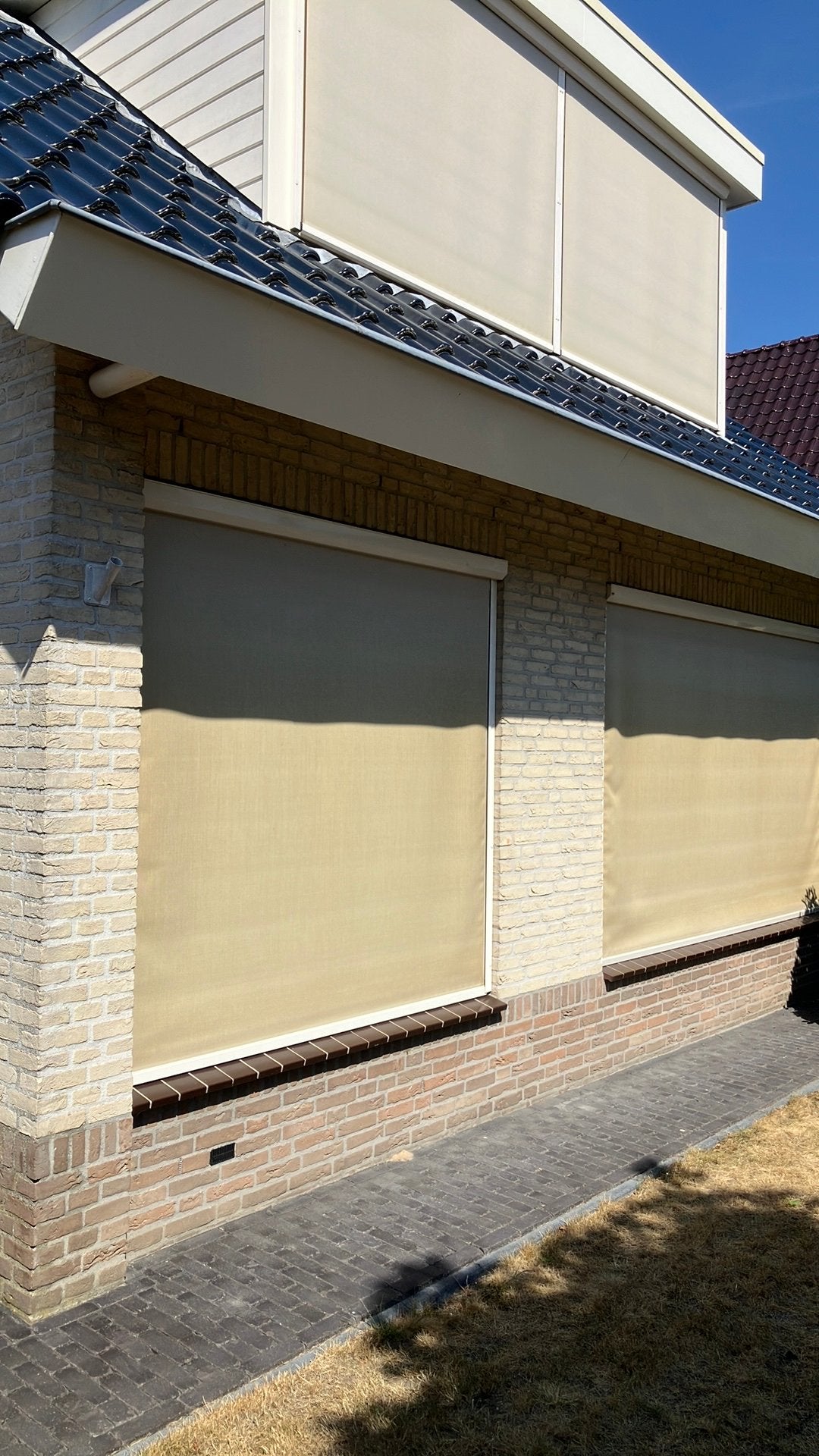 Gebruikt screen voor raam (2 stuks), Tuin en Terras, Zonneschermen, Ophalen, Gebruikt, Minder dan 250 cm, 150 tot 300 cm