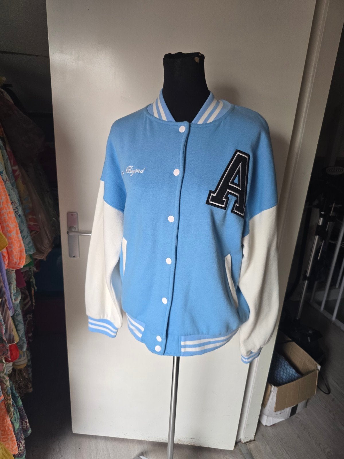 Dames baseball jack nieuw, Ophalen of Verzenden, Nieuw, Maat 42/44 (L), Blauw